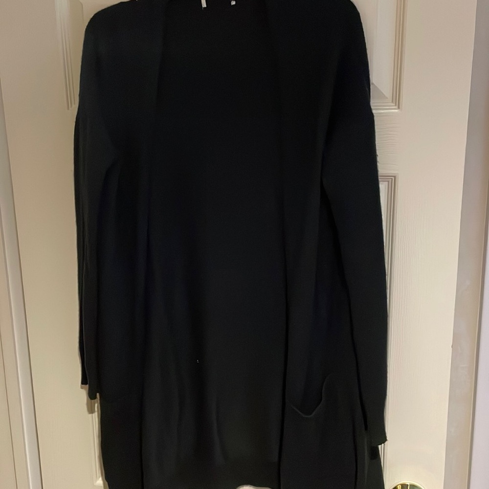 Halogen Black Long Cardigan in size medium